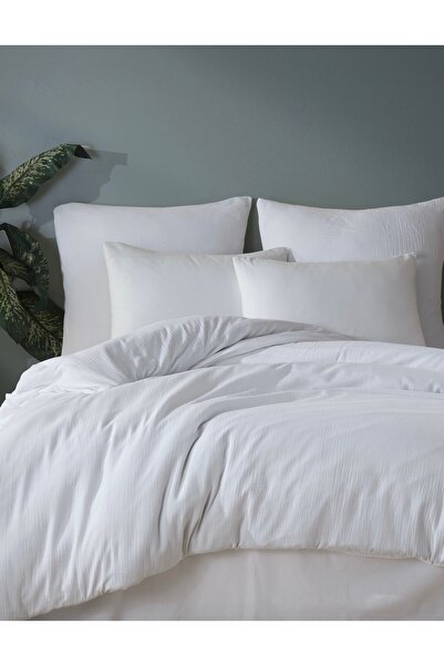 NazeninHome طقم غطاء لحاف فردي من الموسلين 100% قطن |   بدون ملاءات