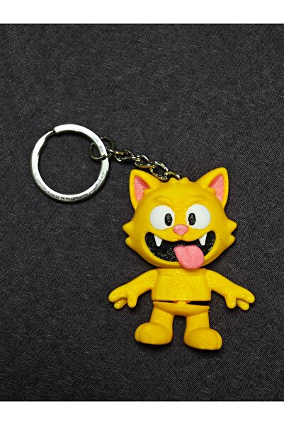 FreshWolf سلسلة مفاتيح على شكل قطة مجنونة