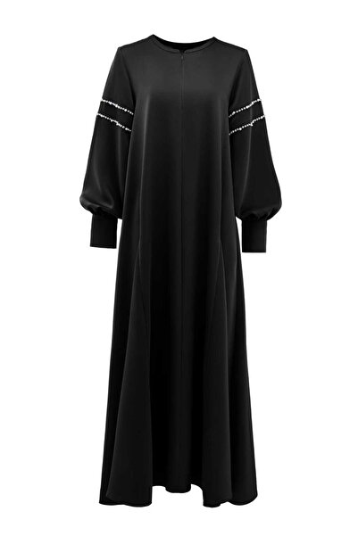 Zems Boncuklu Uzun Kadın Elbise