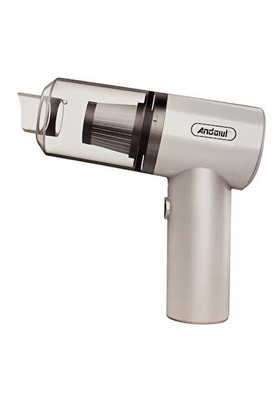 Andowl Portable Vacuum Cleaner for Car and Home, Multifunctional, Easy to Clean, White