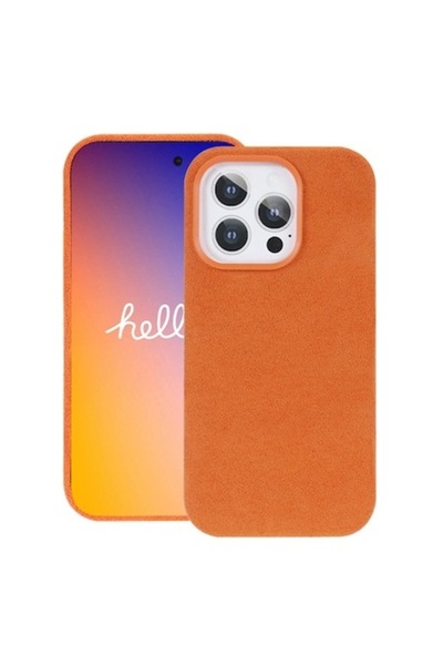 megaMobile Husă de protecție pentru Apple iPhone 16 Pro Max, Alcantara, MagSa...