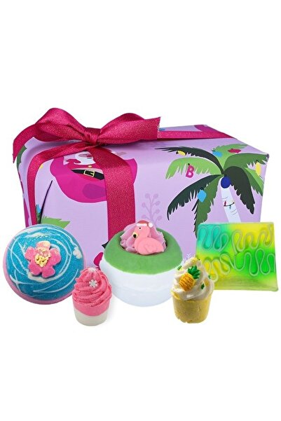 Bomb Cosmetics Set cadou Christmas Tropicana, 5 produse,