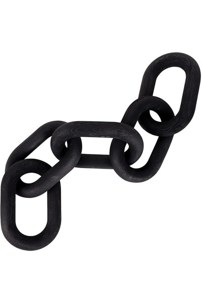 genric سلسلة خشبية فاخرة منحوتة يدويًا من ون دي كور | سلسلة من خمس حلقات من خ...