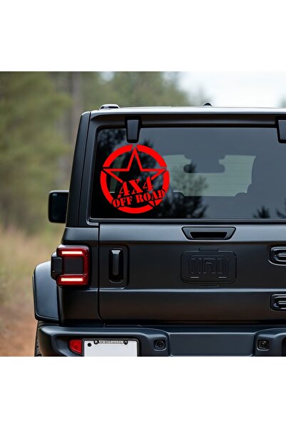 StickITsibiu 4X4 Off Road Star – 4×4 Off-Road Car Sticker – Dimensions 100x100cm.