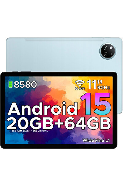 Doogee Tab A9 Plus Tablet Bue 11' 90Hz IPS Wi-Fi 4GB RAM 64GB Stereo Android 15