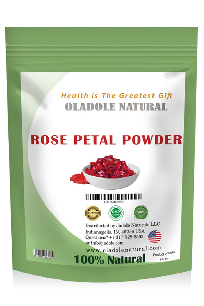 Oladole Natural Rose Petal Powder100gm