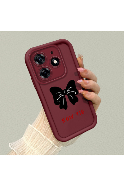 Hontinga حافظة هاتف من السيليكون الناعم مضادة للسقوط متوافقة مع هاتف Tecno Sp...