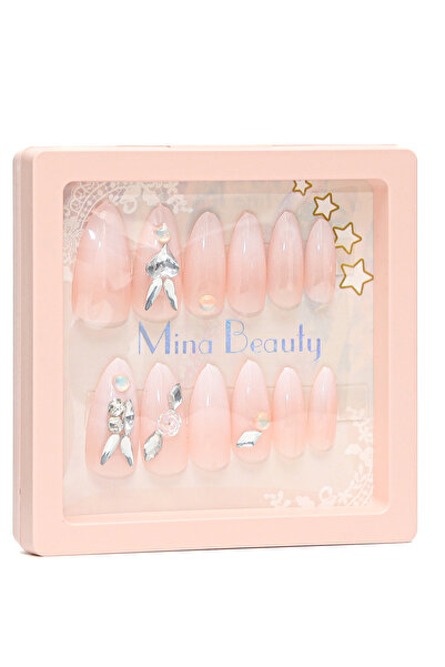 MİNA BEAUTY Kedigözü Takma Tırnak Seti & Zararsız Yapıştırıcı -33