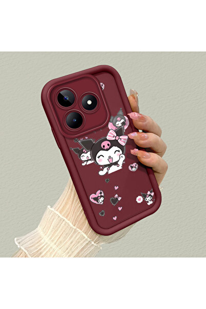 Hontinga حافظة هاتف من السيليكون الناعم متوافقة مع هاتف Realme Note 50 4G ومض...