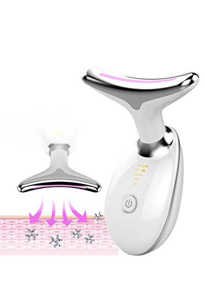 Generic Vibrating Facial & Neck Massager — Tightening, Anti-Wrinkle Lifting Device for Sagging Skin