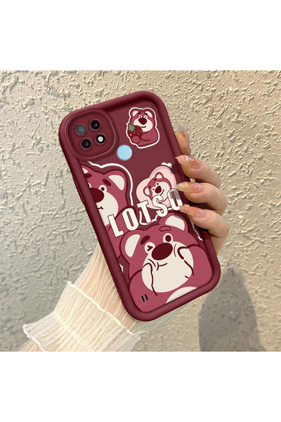 Hontinga حافظة هاتف من السيليكون الناعم مضادة للسقوط ومتوافقة مع هاتف Realme C21