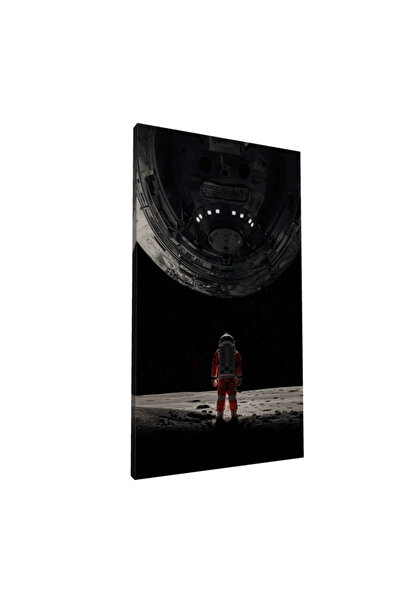 PozaTablou Pictură pe pânză: Explorator spațial sub nava cosmică 60x100 cm