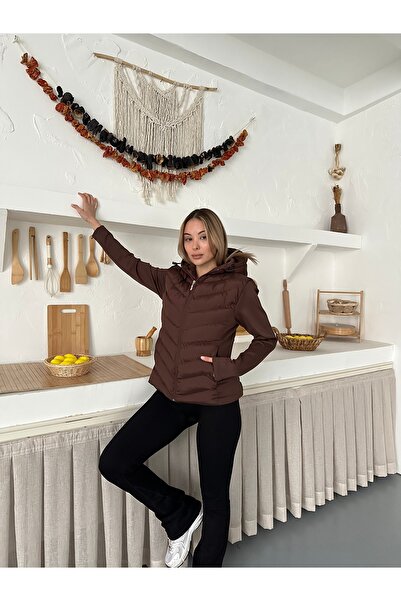 Joi Women's Silver Puffer Jacket - Black