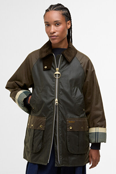 Barbour Kettlewell Yağlı Ceket OL99 Archive Olive-Beech-Ancient
