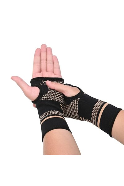Sarphia Store Mănuși de compresie cu fir de cupru pentru ameliorarea durerii ...