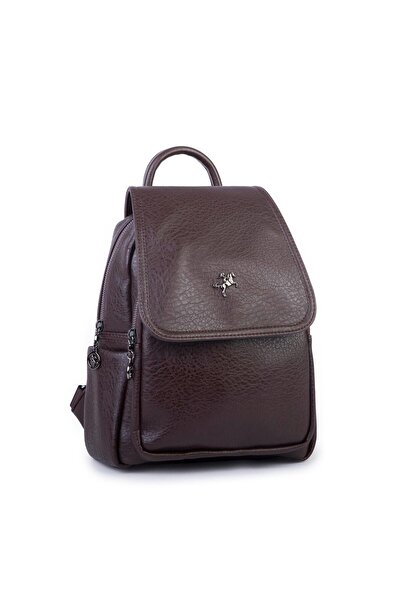 Nas Bag Women's Clamshell Backpack Brown Victoria