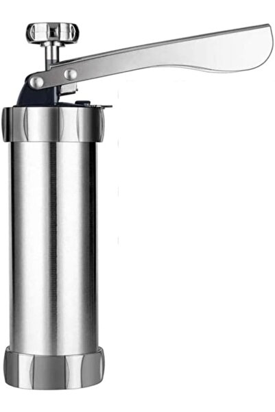 Generic Stainless Steel Biscuit Press Maker Homemade Baking Tool with 20 Discs and 4 Nozzles