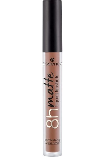 Essence 8h Matte Liquid Lipstick, High-Pigment, Smudge-Resistant, Vegan (01 Cinnamon Spice)