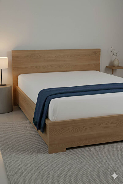 FAVORA 100% Cotton Ranforce Premium Double Bed Sheet - White