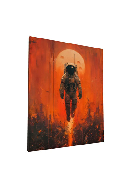 PozaTablou Tablou pe pânză: Astronaută în lumina apusului 30x40 cm