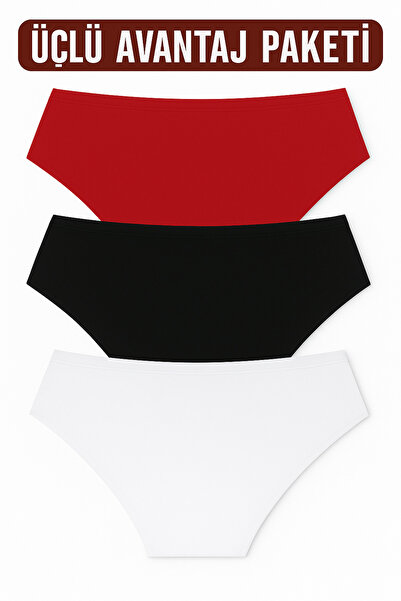 TWINTICKS 3-Pack Women's Slip Panties, Underwear