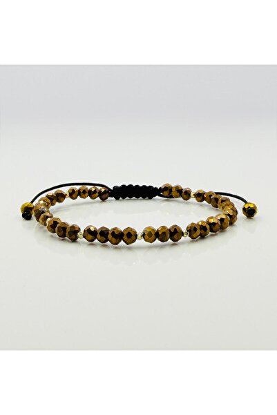 OEM Bracelet with 14k gold beads, crystals and Miyuki beads - Adjustable