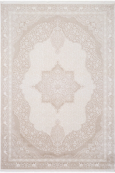 Koza Halı Koza Hayad Nazende Krem Bej Halı Kilim Salon Oturma Odası Yatak Oda...