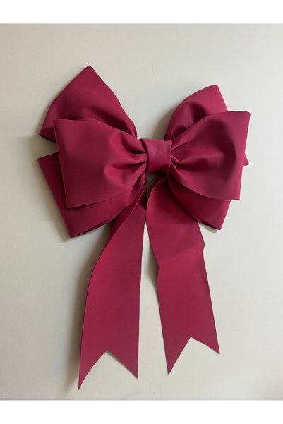 Maison Avf Fundiță decorativă mare, roșu burgundă - Cherry Rotten Eva – 100 cm |   Pom de Crăciun, Ornament pentru ușă, Decor pentru evenimente și magazine