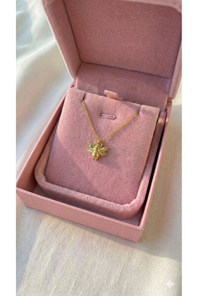 Aktemur Silver 925 Ayar Gümüş Minimal Arı Kolye