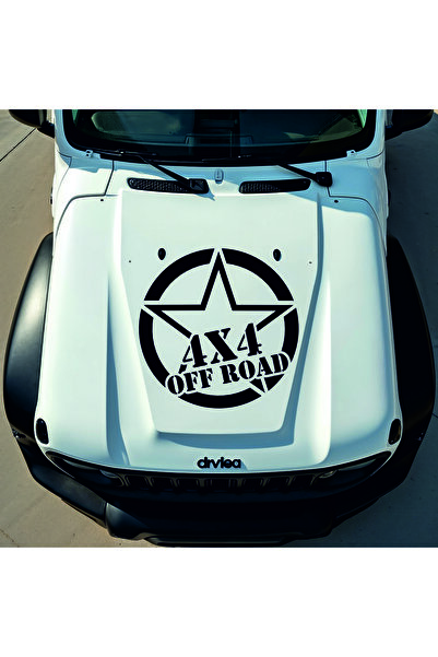 StickITsibiu 4X4 Off Road Star – 4×4 Off-Road Car Sticker – Dimensions 75x75cm.