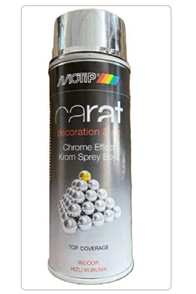 Motip CARAT SPREY BOYA (GÜMÜŞ) KROM EFEKT PARLAK 400 ML
