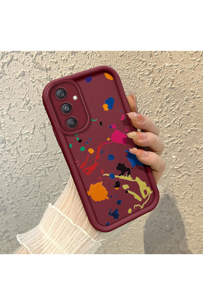 Hontinga حافظة هاتف من السيليكون الناعم متوافقة مع هاتف سامسونج جالاكسي M34