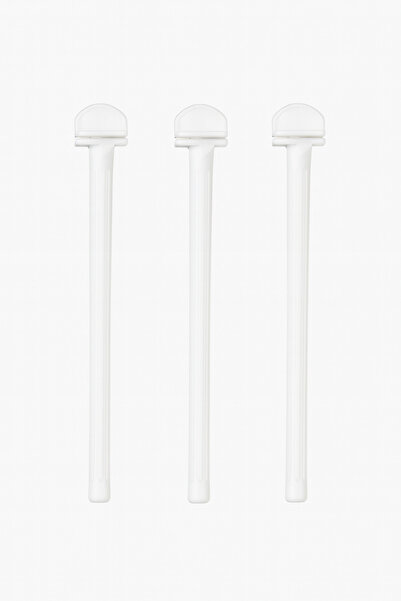 Papağanhane قفص طيور بلاستيكي أبيض بطول 20 سم - قفص طيور للببغاوات والكناري