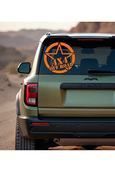 StickITsibiu 4X4 Off Road Star – Autocolant Auto 4×4 Off-Road – Dimensiuni 25x25cm.