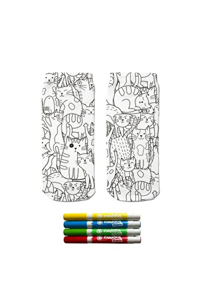 Ogobongo цифрово отпечатани боядисани чорапи