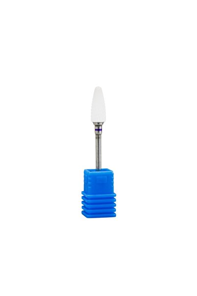 Pauco Profesional Bit Cap Freza Unghii Ceramica, Albastru(Medie), Pauco - Cilindru Tirch (M)