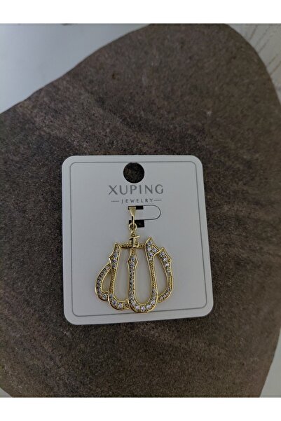 lavante butik kendini özel hisset Xuping Zirkon Taşlı Allah Yazılı Kolye Ucu