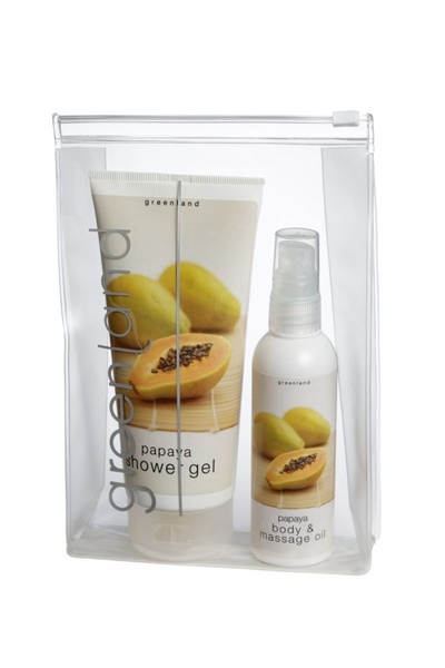 Greenland Gentuta cosmetica (gel dus si ulei corp si masaj), papaya,