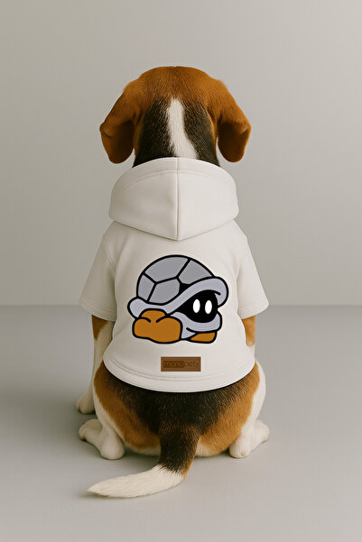 Monopetz ملابس وثوب للكلاب والقطط مع بطانة من الصوف من الداخل - لون أبيض K بغ...