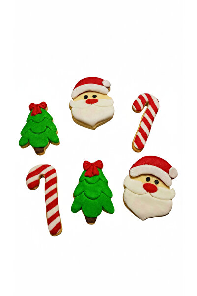 Honey Candy Balcı Şekerleme 12 قطعة من حلوى الزبدة على شكل عيد الميلاد، حلوى على شكل عصا سانتا كلوز، حلوى على شكل شجرة الصنوبر