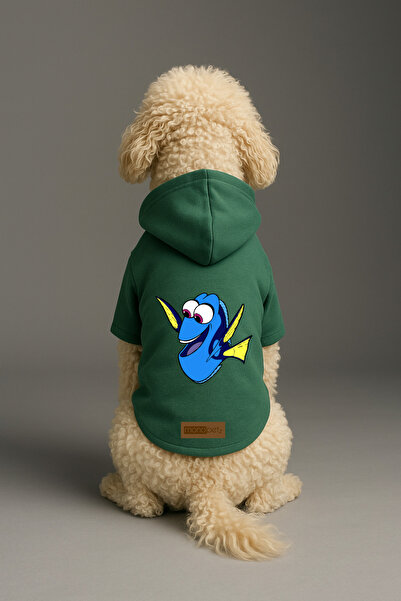 Monopetz ملابس وثوب للكلاب والقطط مع بطانة من الصوف من الداخل - لون أخضر K بغ...