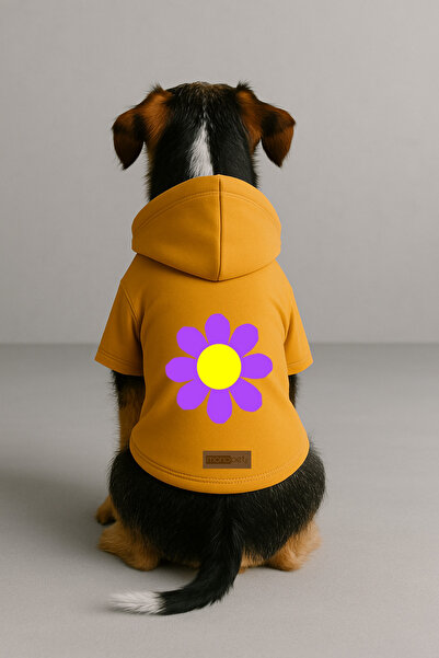 Monopetz Printed Inside Out Fleece Dog and Cat Clothing & Dress - Yellow Colo...