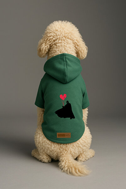 Monopetz ملابس وثوب للكلاب والقطط مع بطانة من الصوف من الداخل - لون أخضر K بغ...