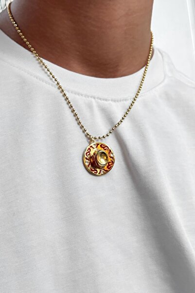 Flaw Wear Kovboy Kolye Altın Sarısı