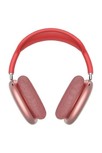 OEM P9 Pro Max wireless headphones, telescopic design, HIFI sound, noise reduction, red