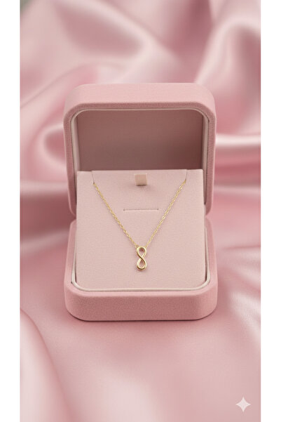 Aktemur Silver 925 Ayar Gümüş Minimal Sonsuzluk Kolye