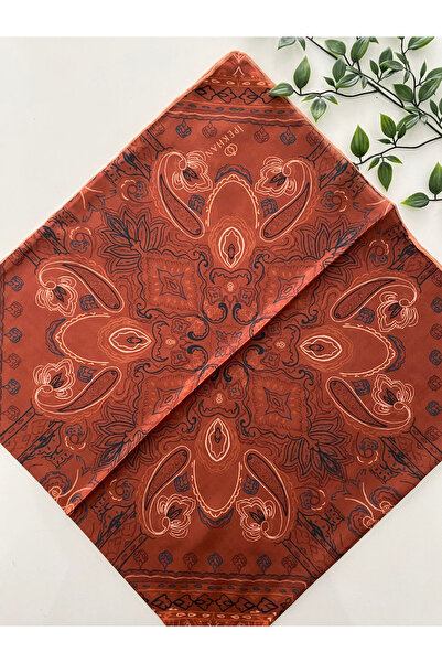 İpekhan Zen Desen İnce Pamuk Eşarp