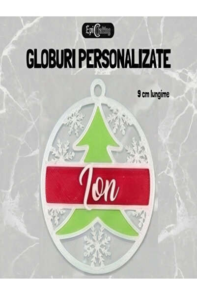 Epic Crafting Personalized Christmas globe with name, Ideal holiday gift