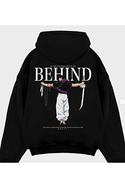 Hunors Sportswear & Company سترة مطبوع يونيسكس موديل بغطاء رأس من القطن