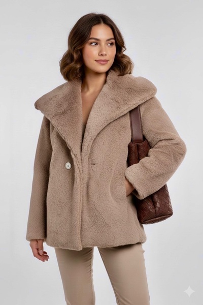 zxello Morena Vizon Kadın Kürk